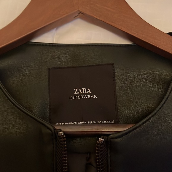 Zara Faux Leather Jacket in S - Picture 5 of 7